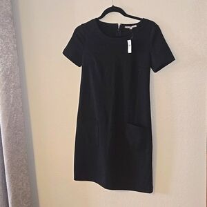 NWT Gap black shift dress XS